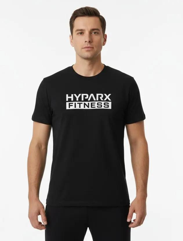 HYPARX FITNESS Logo Black T-Shirt HyparX Fitness
